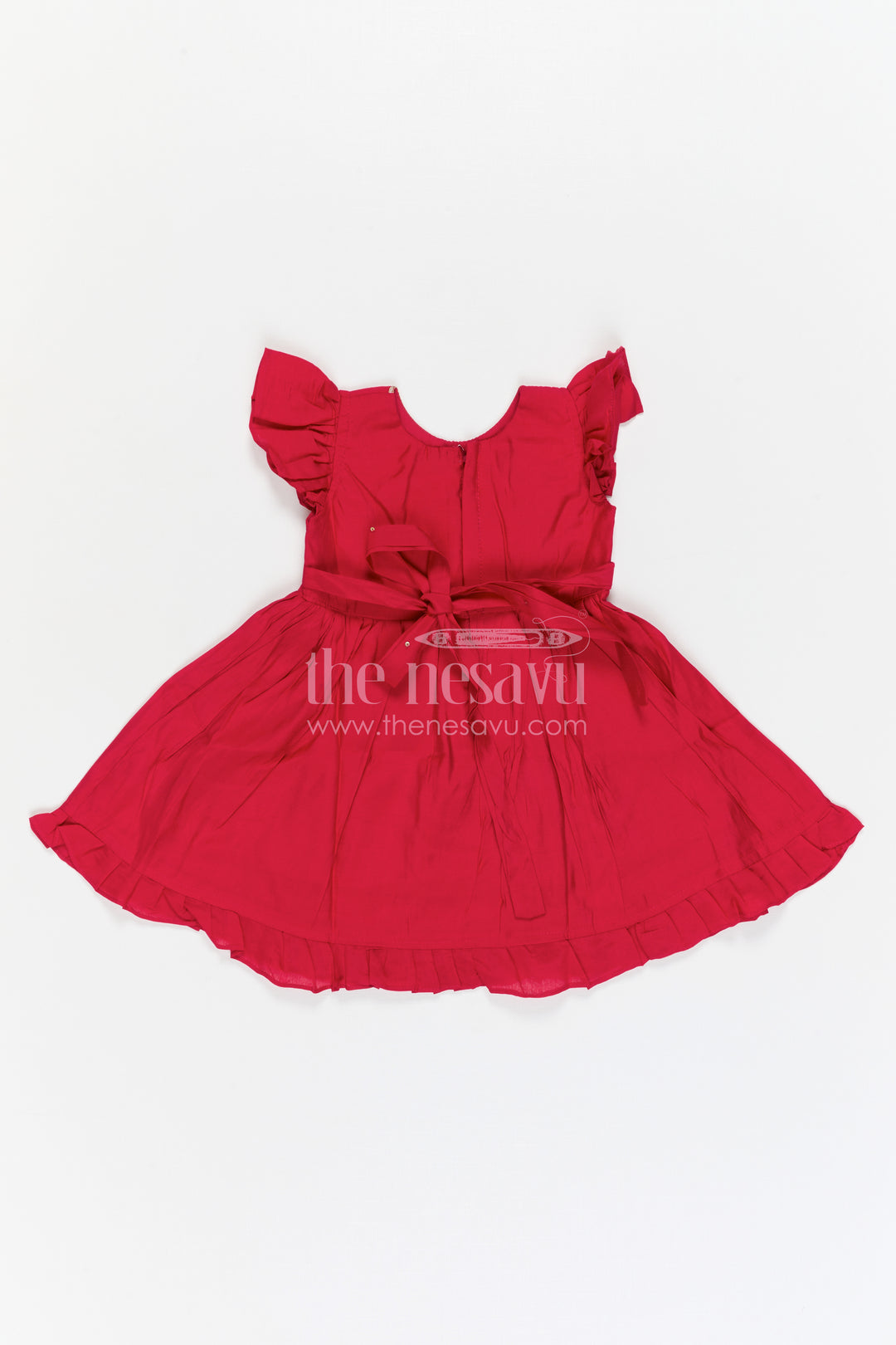 Girls Embroidered Frock for Festive Outings and Family Functions