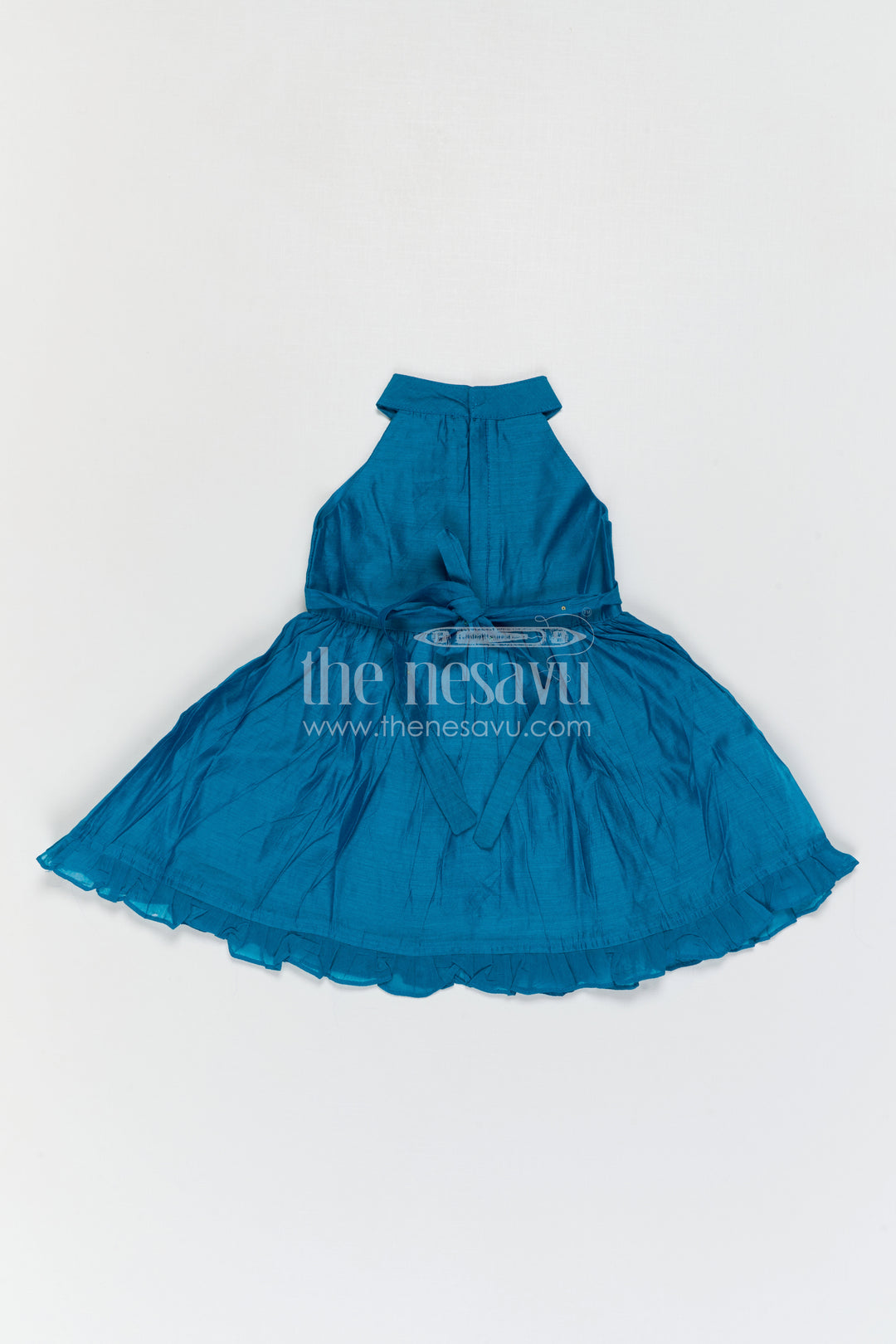 Girls Blue Frock for Birthdays and Festive Celebrations