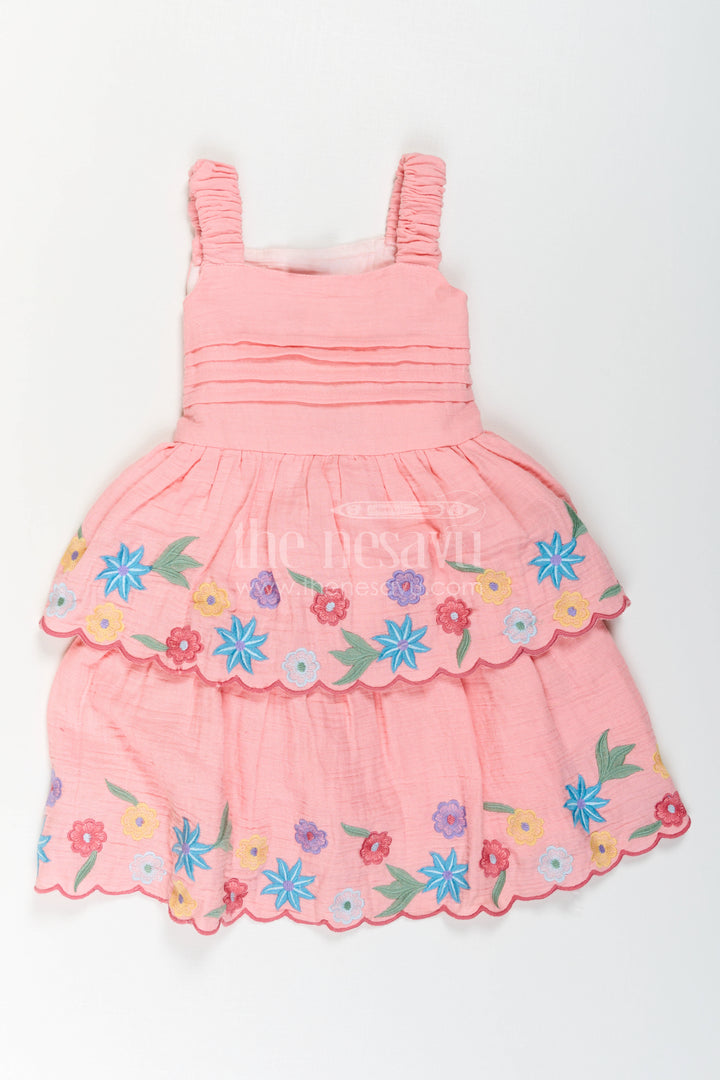 Girls Layered Frock for Playful Celebrations and Summer Outings