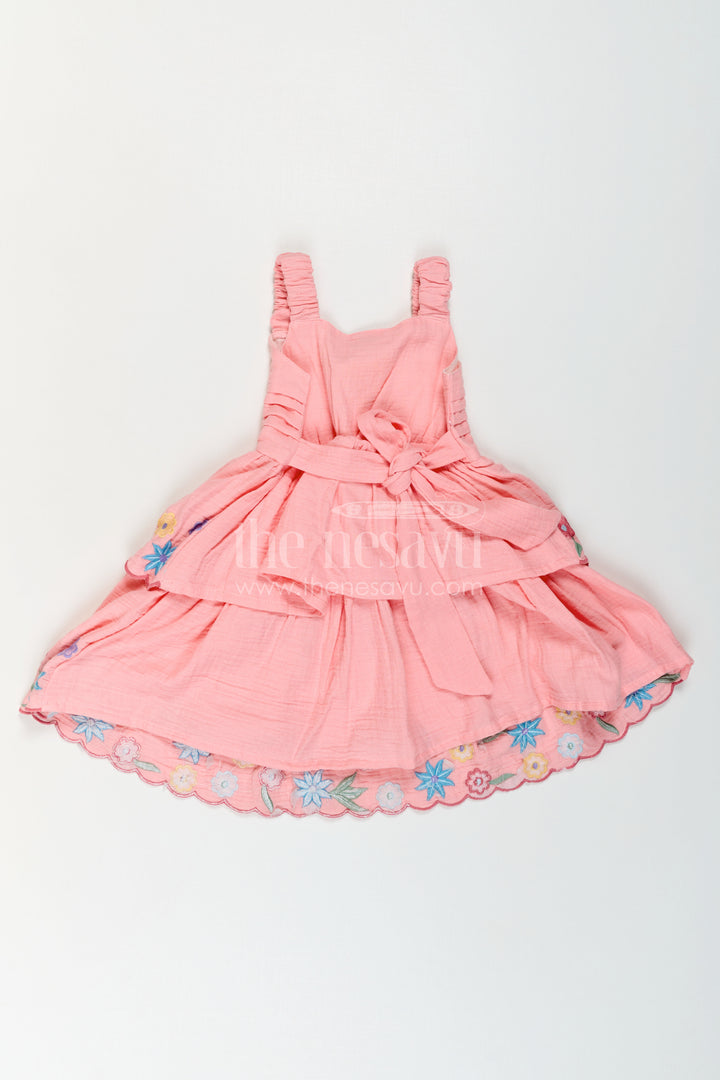 Girls Layered Frock for Playful Celebrations and Summer Outings