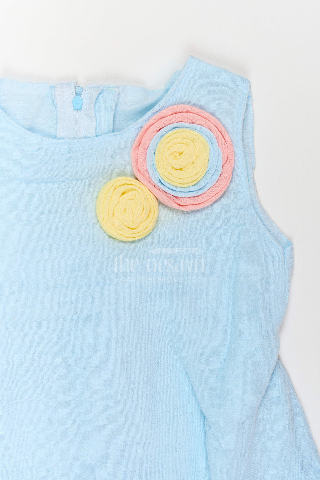 Girls Layered Hem Frock for Birthdays Playtime and Cheerful Day Outings