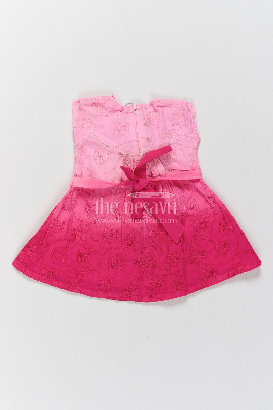 Girls Frock Dress in Pink for Celebrations and Photos