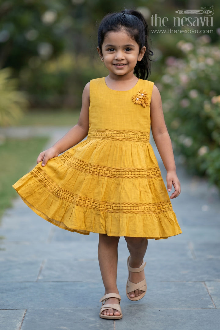 Baby Girl Cotton Frock for Summer Outings and Casual Wear