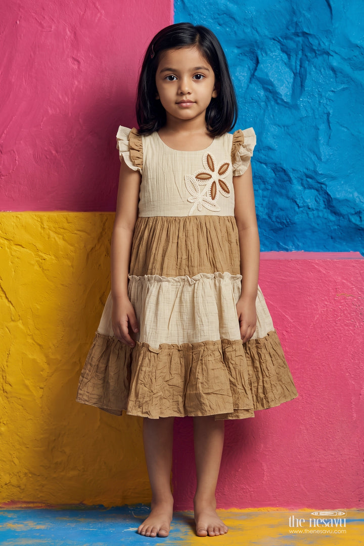 Girls Cotton Frock for Birthdays Family Functions and Special Outings