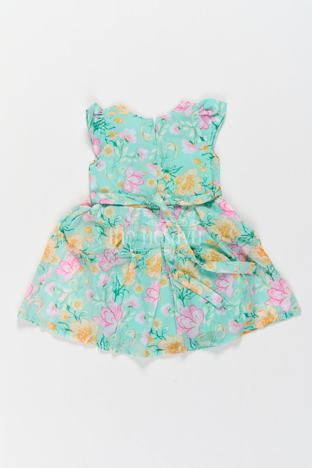 Girls Cotton Frock with Smart Tailoring for Family Functions