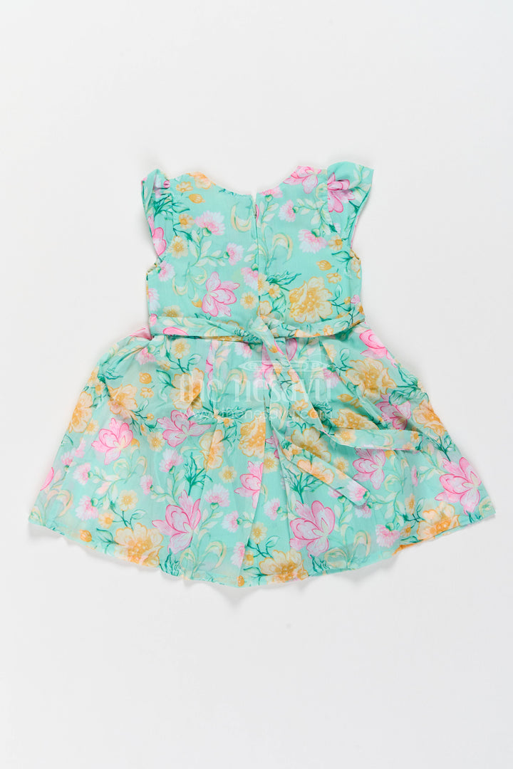 Girls Cotton Frock with Smart Tailoring for Family Functions