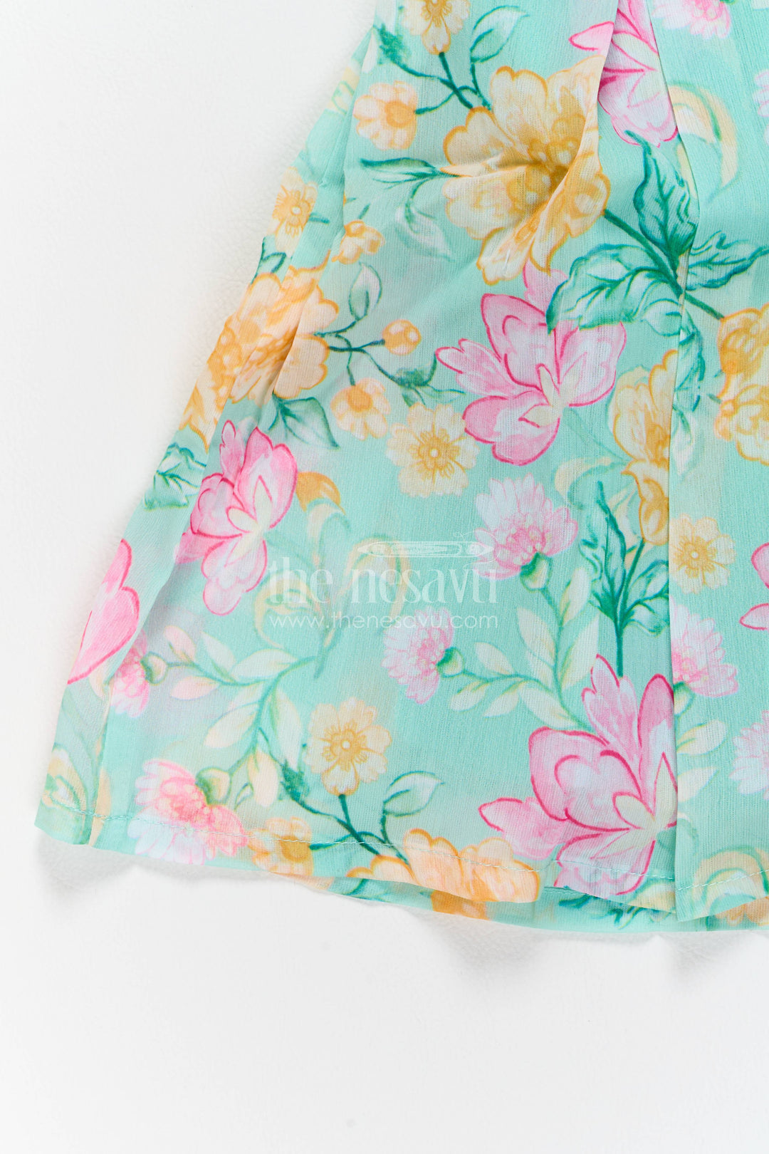 Girls Cotton Frock with Smart Tailoring for Family Functions