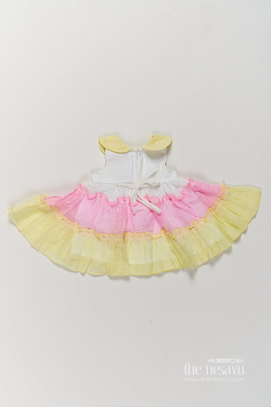 Cotton Dress for Girls in Multicolor with an Occasion Ready Finish