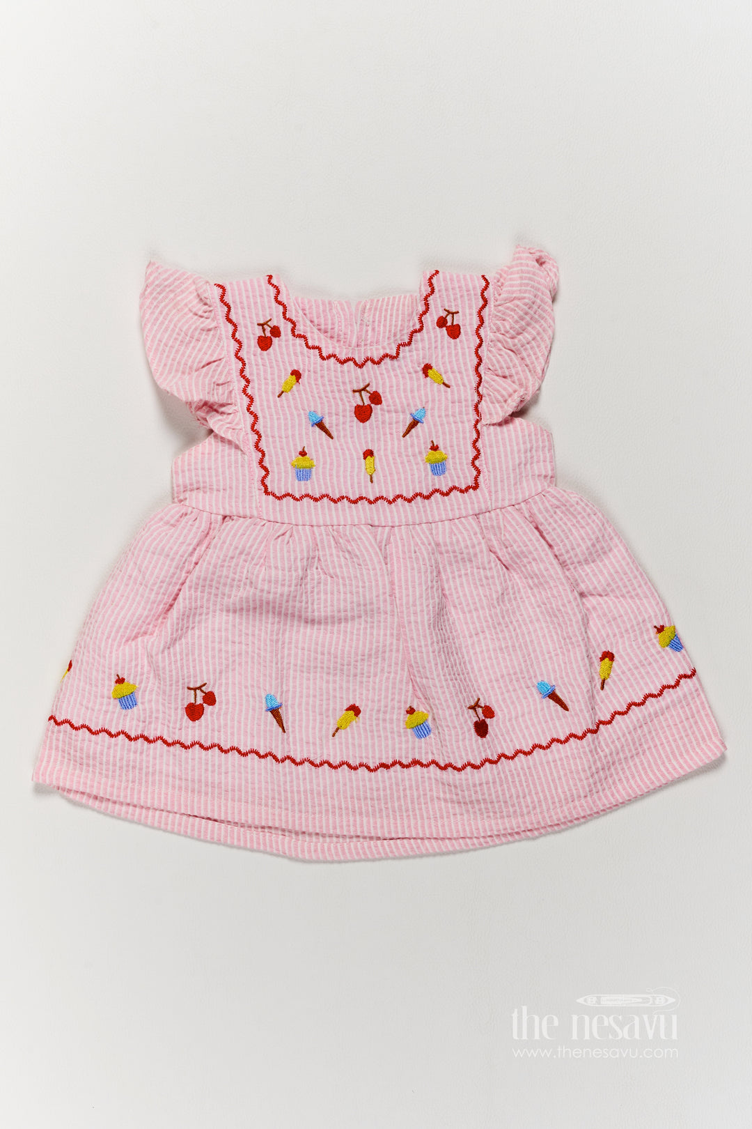 Girls Frock Dress in Pink for Milestone Days