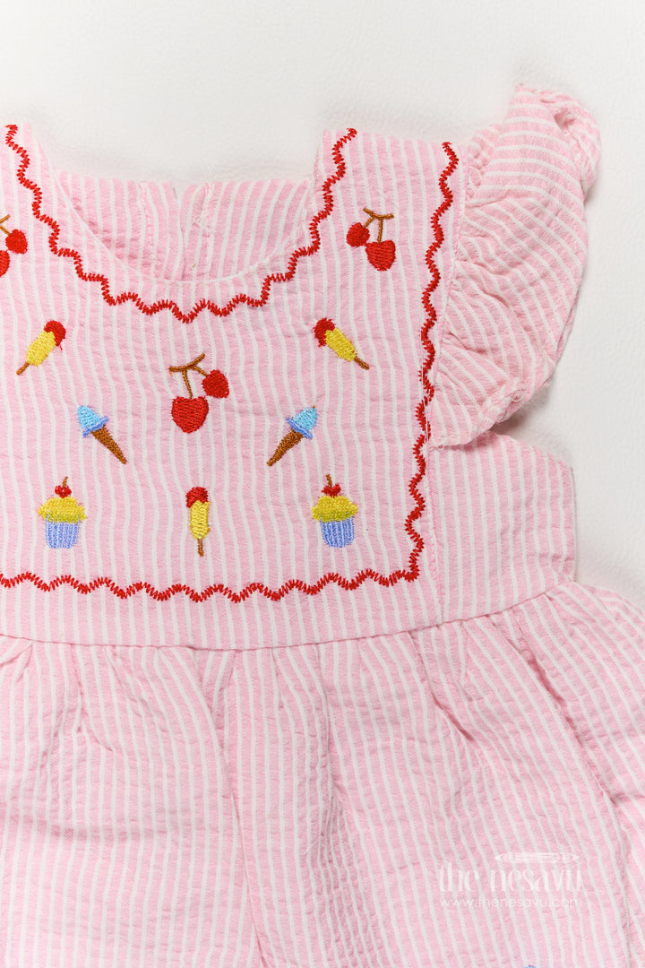 Girls Frock Dress in Pink for Milestone Days