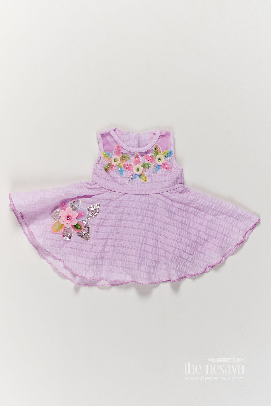Girls Fancy Frock with Sequin Work for Family Functions
