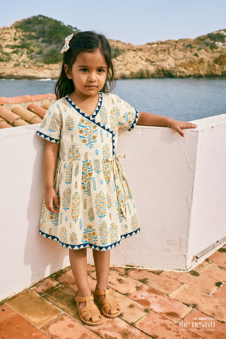 Cotton Dress for Girls with Smart Tailoring for Festive Occasions