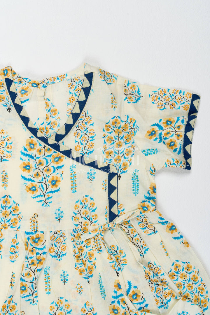 Cotton Dress for Girls with Smart Tailoring for Festive Occasions