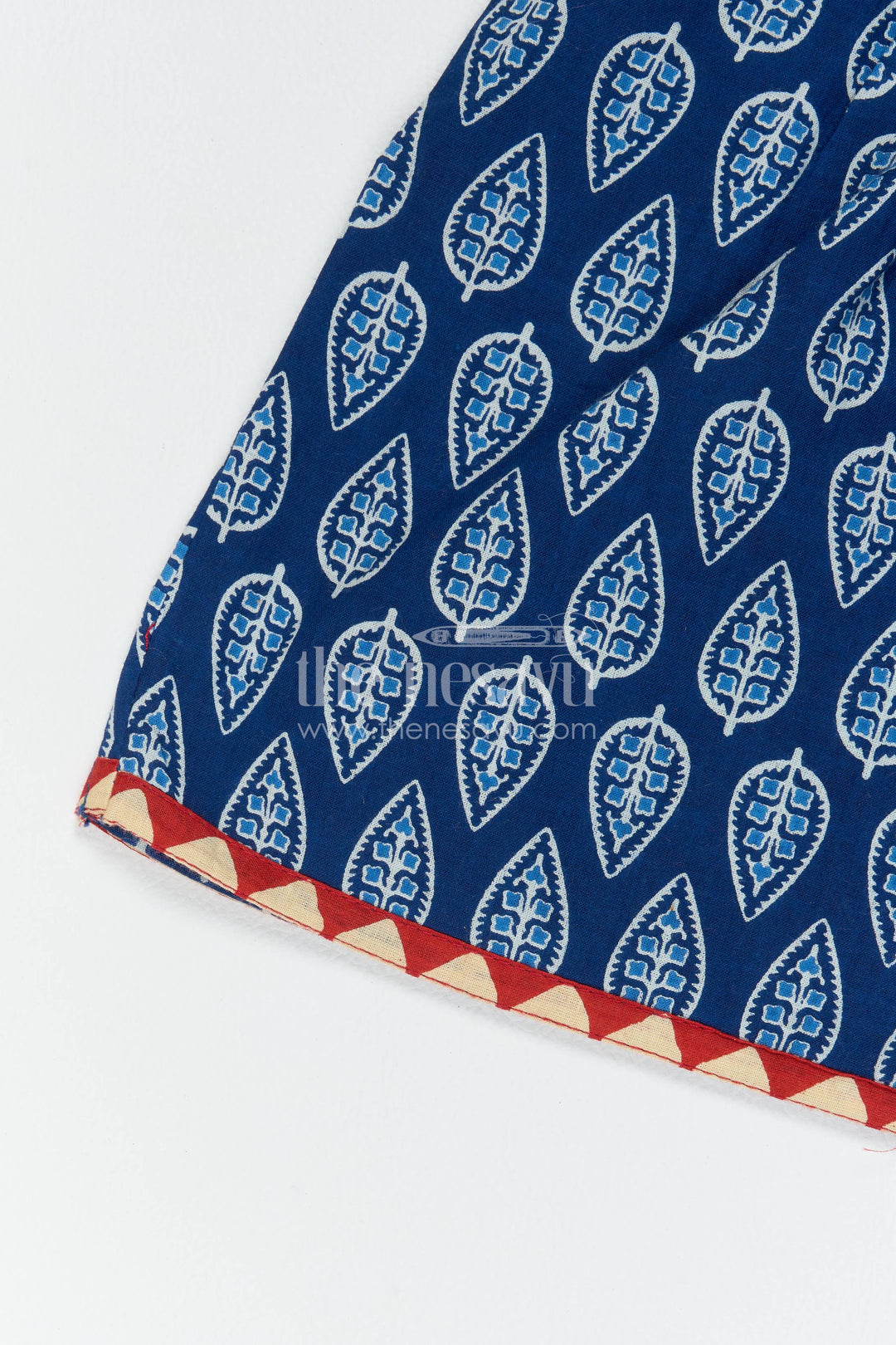 Girls Cotton Frock in Blue for Portrait Days