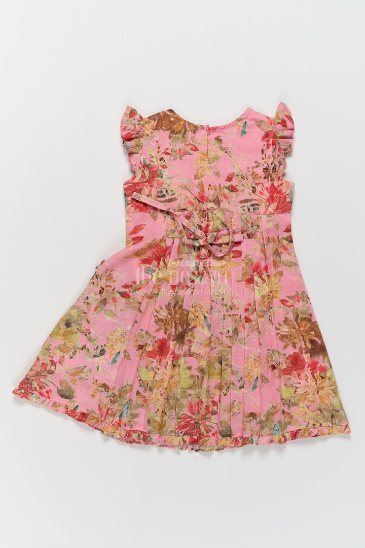 Girls Frock Dress in Peach for Joyful Occasions