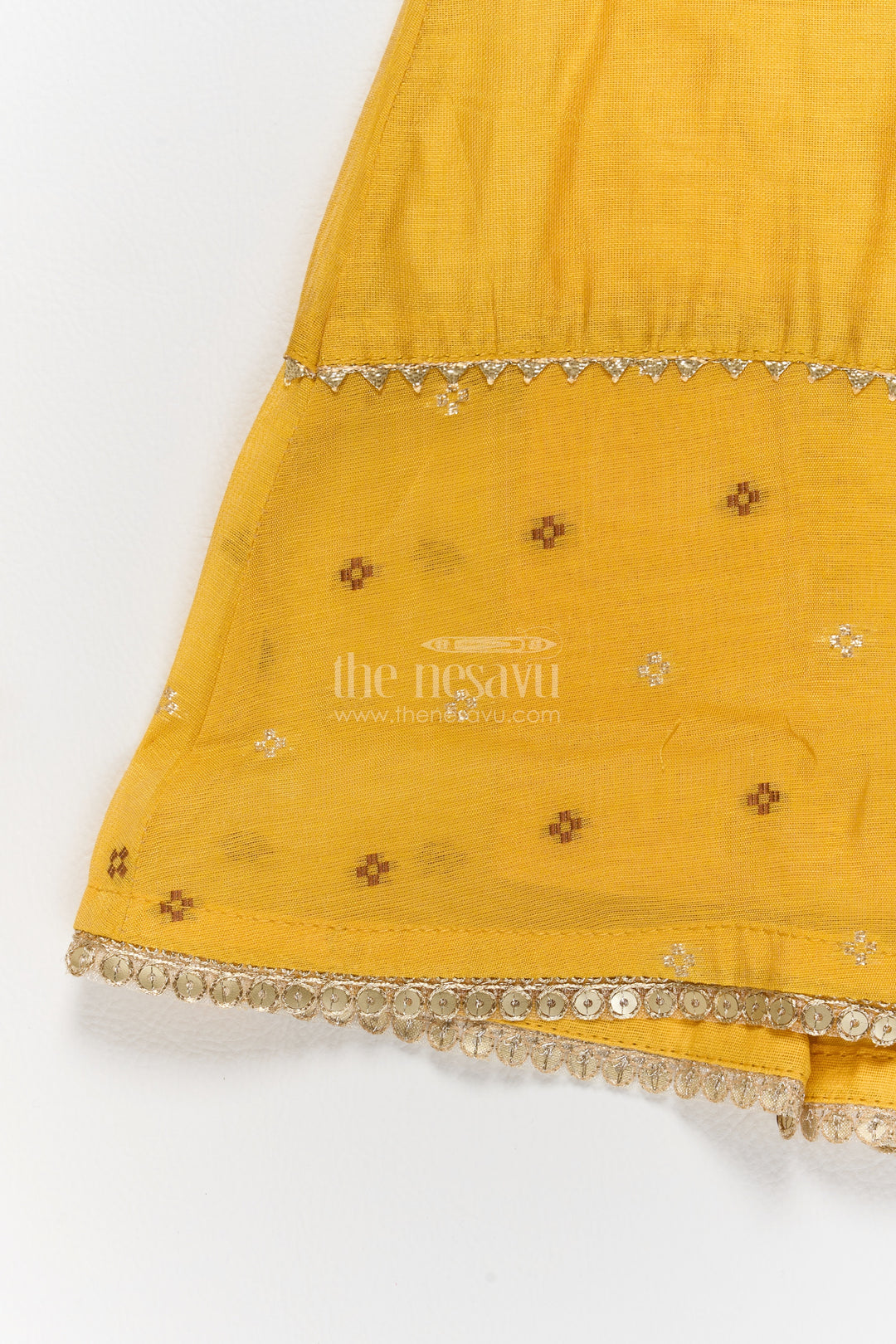 Ethnic Frock for Girls in Yellow for Joyful Occasions
