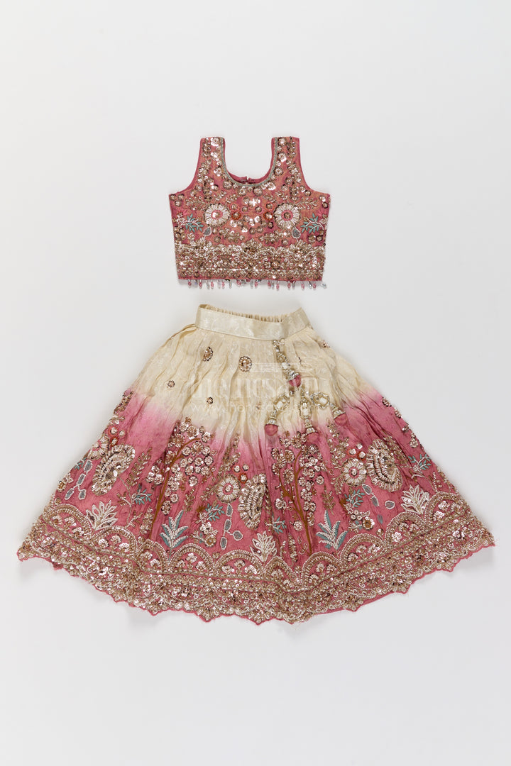 Fancy Lehenga for Girls in Purple for Traditional Events