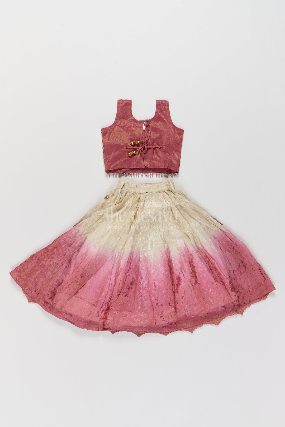 Fancy Lehenga for Girls in Purple for Traditional Events