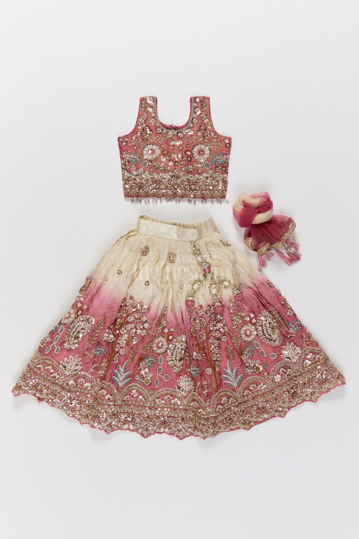 Fancy Lehenga for Girls in Purple for Traditional Events