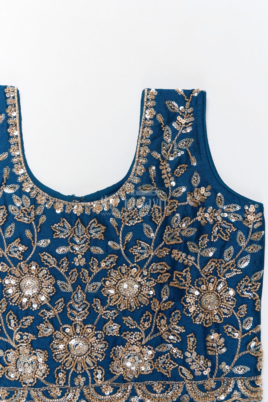 Fancy Lehenga for Girls in Blue for Family Celebrations