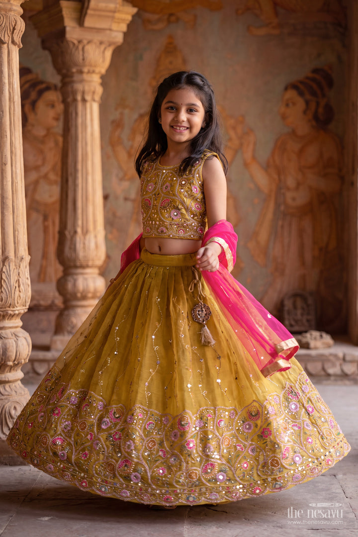 Kids Lehenga Set with Smart Tailoring for Weddings and Parties