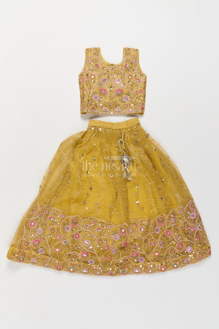 Kids Lehenga Set with Smart Tailoring for Weddings and Parties