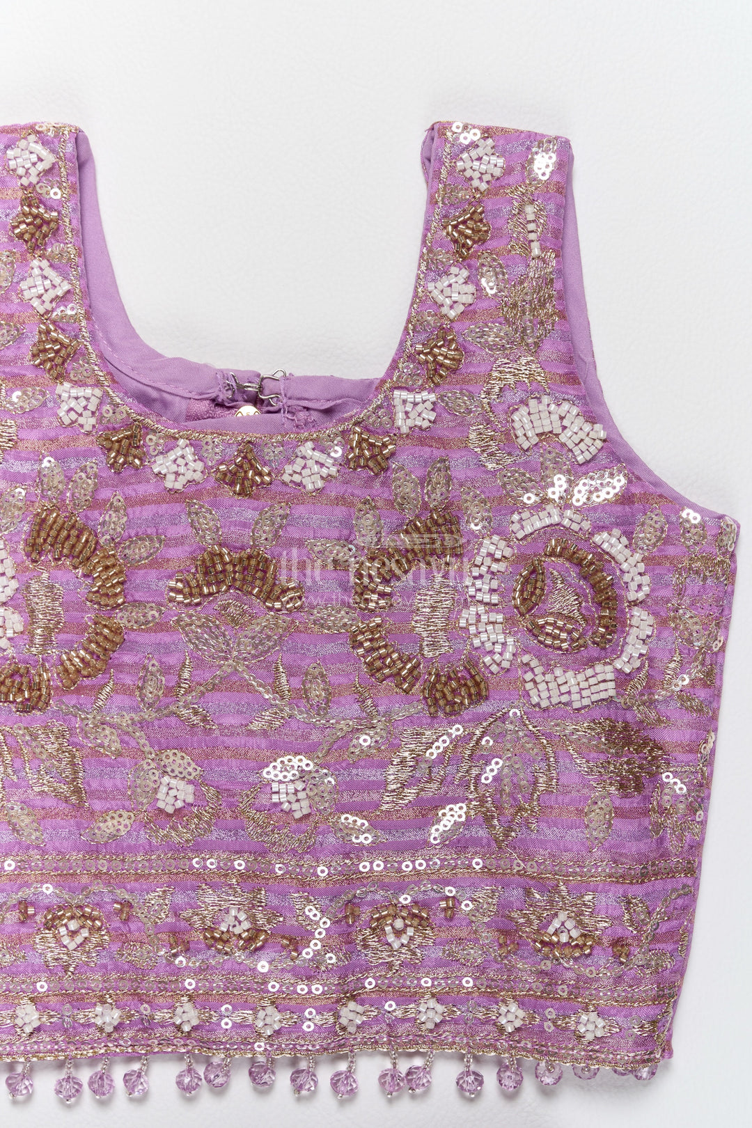 Fancy Lehenga for Girls in Purple for Family Celebrations