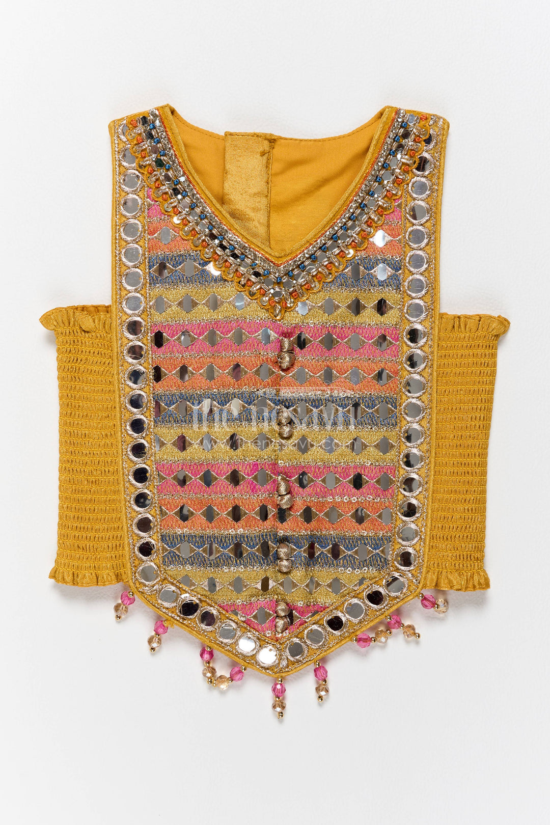 Kids Chaniya Choli with Thread Embroidery for Weddings and Parties