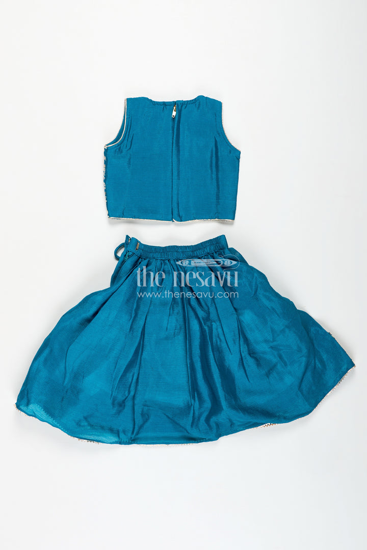 Partywear Lehenga for Girls Embroidered Blouse Set