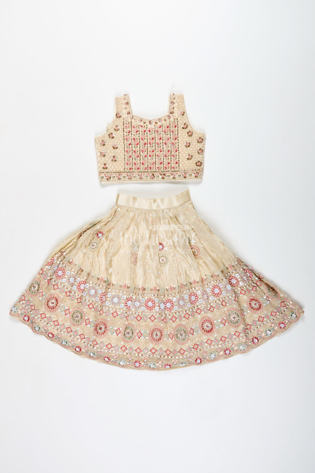 Reception Lehenga for Girls Sequinned Party Look
