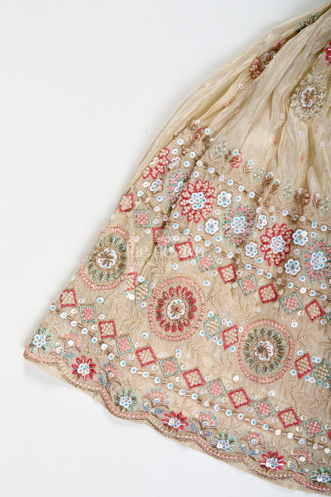 Reception Lehenga for Girls Sequinned Party Look