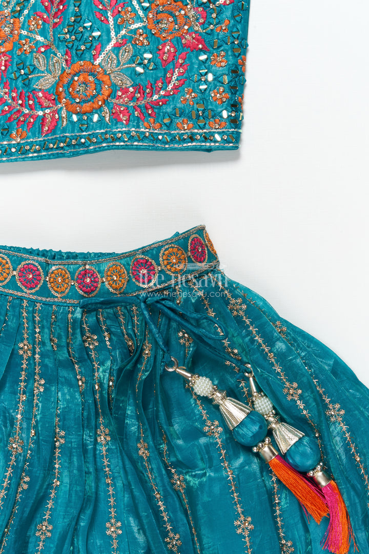 Baby Girl Lehenga Choli Set for Weddings and Festive Functions