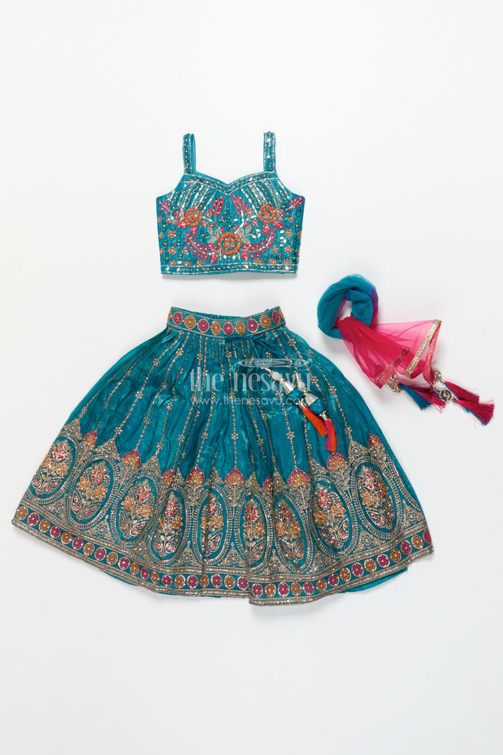 Baby Girl Lehenga Choli Set for Weddings and Festive Functions