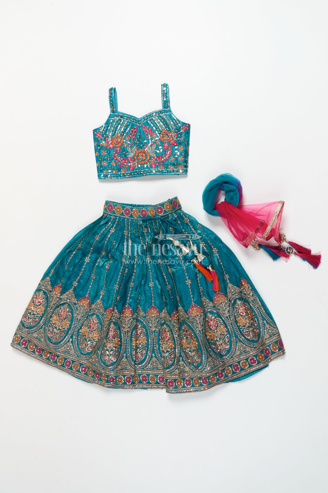 Baby Girl Lehenga Choli Set for Weddings and Festive Functions