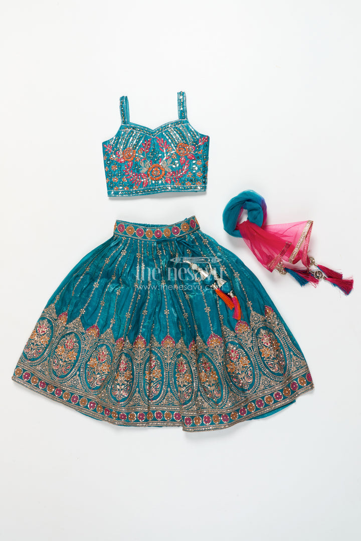 Baby Girl Lehenga Choli Set for Weddings and Festive Functions
