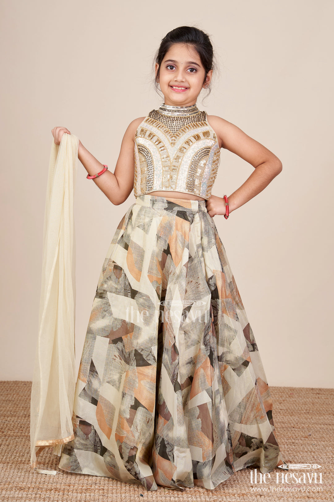 Girls Fancy Lehenga Set for Festive Occasions and Weddings