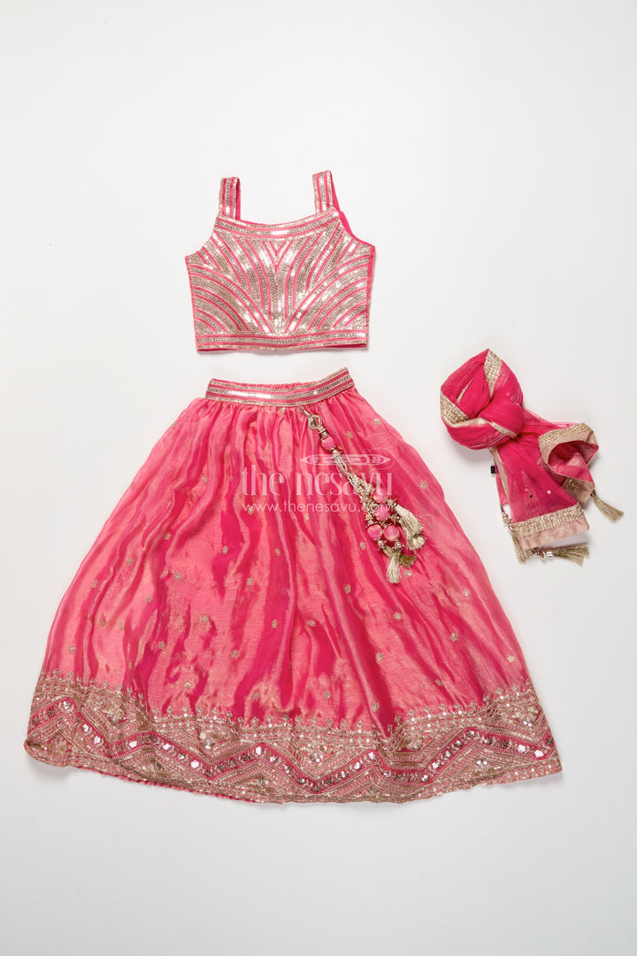 Girls Lehenga Choli Set for Weddings and Festive Occasions