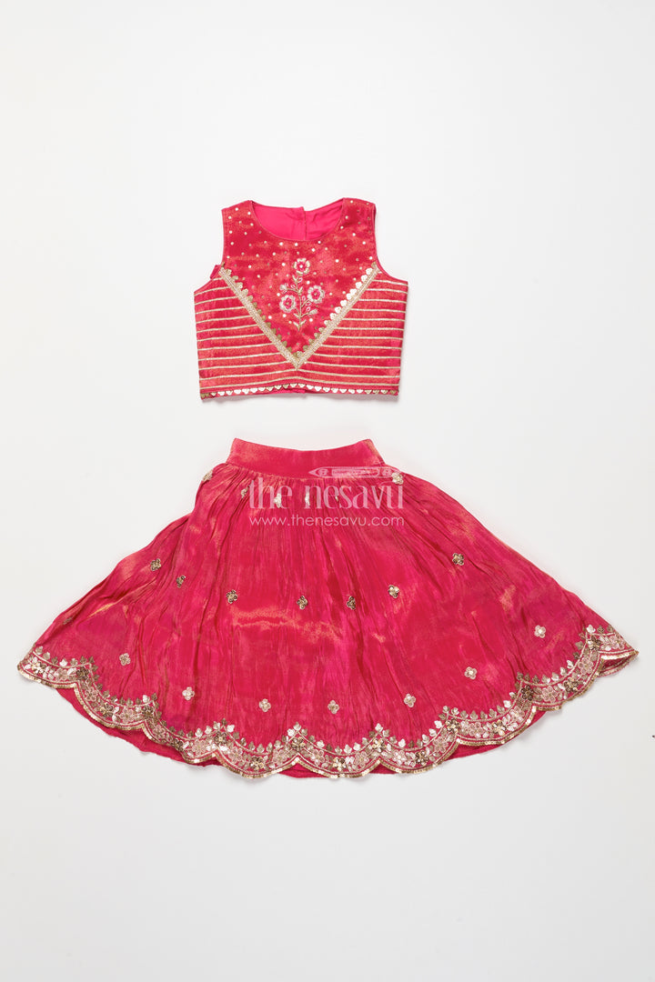 Girls lehenga choli for weddings and festive family occasions