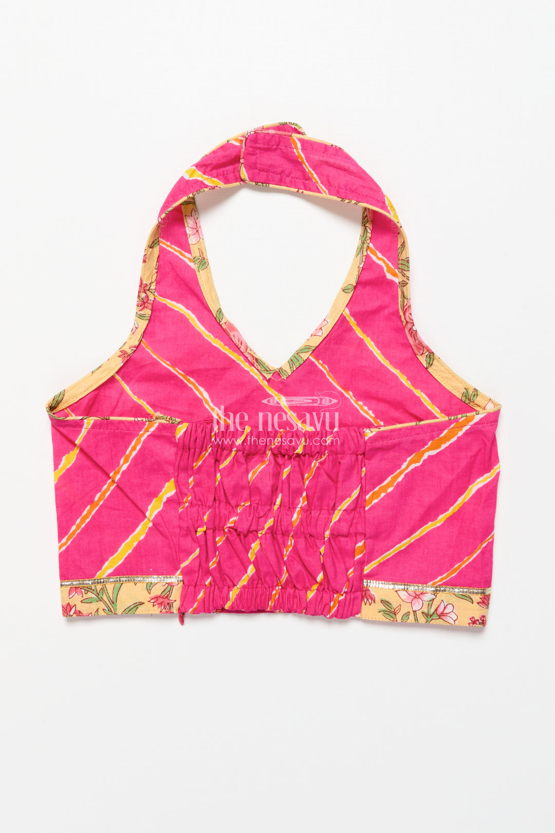 Toddler Girl Cotton Lehenga Set for Ethnic School Events and Festive Playdates