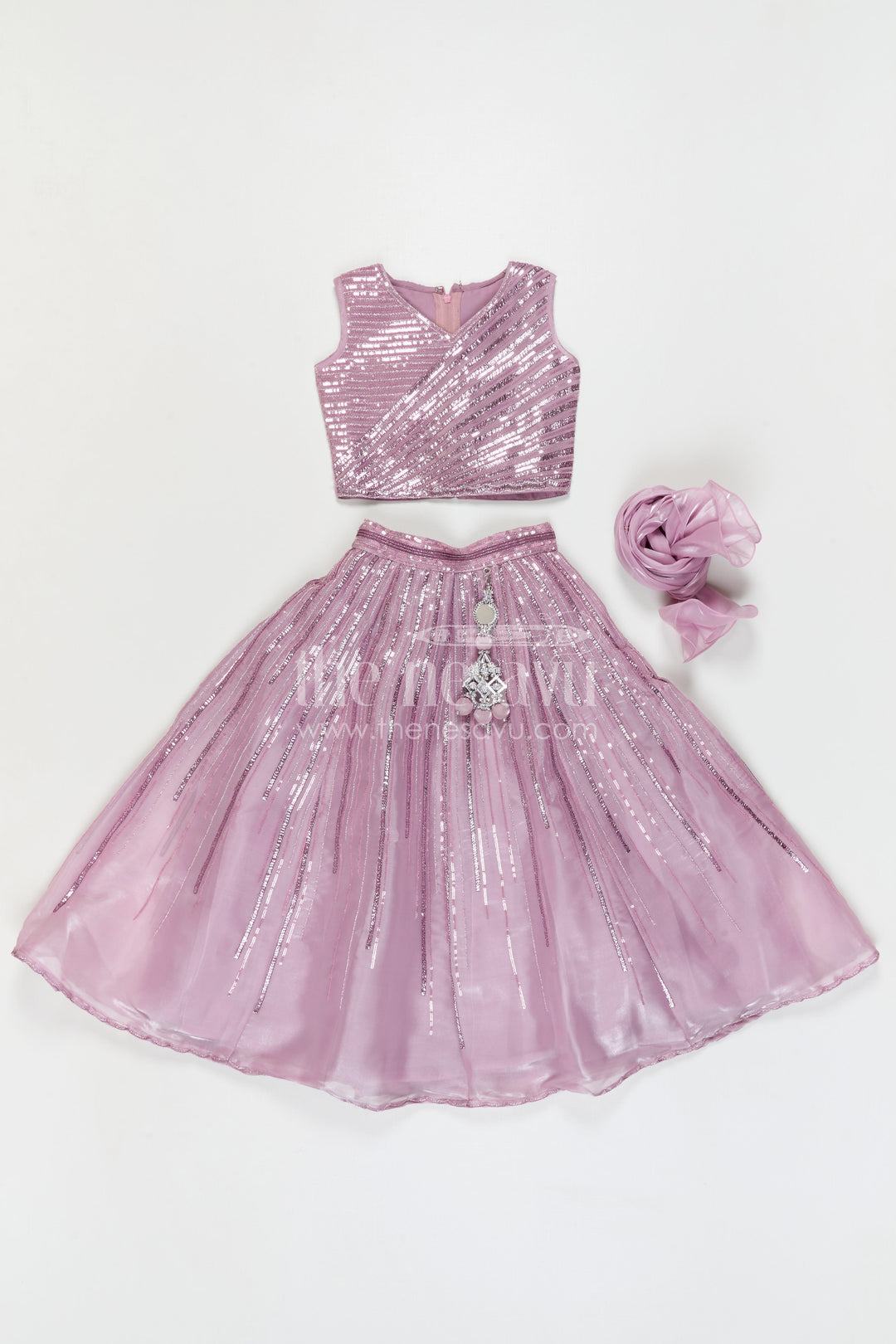 Girls Lehenga Choli for Temple Visits and Festive Celebrations