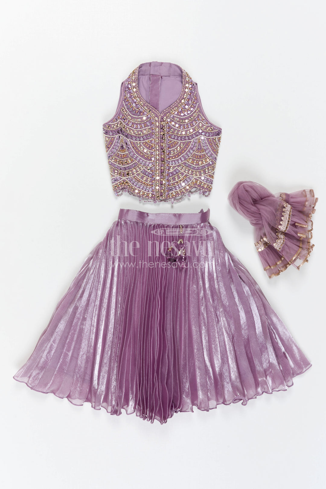 Girls Lehenga Choli for Festive Occasions and Temple Visits
