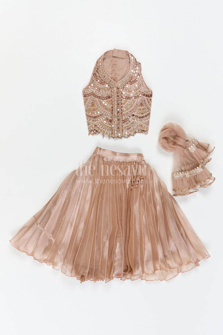 Girls Lehenga Choli for Weddings and Temple Functions