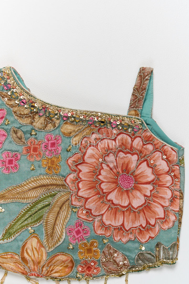 Girls Fancy Lehenga with Sequin Work for Family Functions