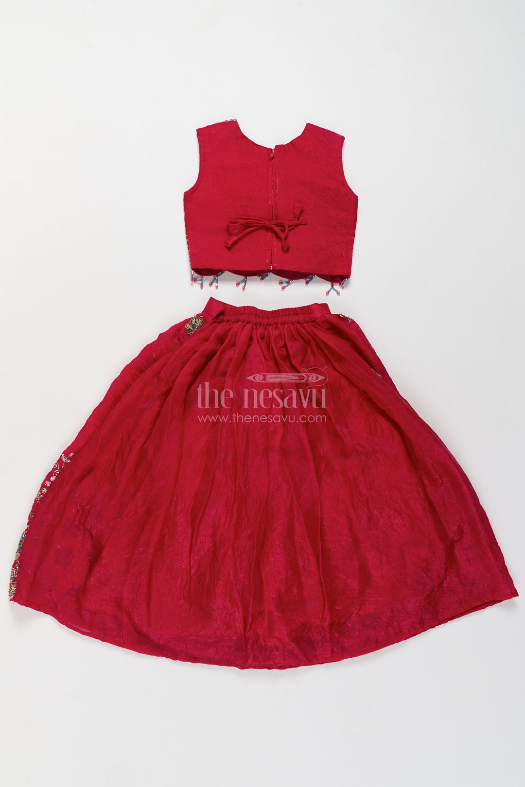 Kids Lehenga Set in Pink for Party Memories