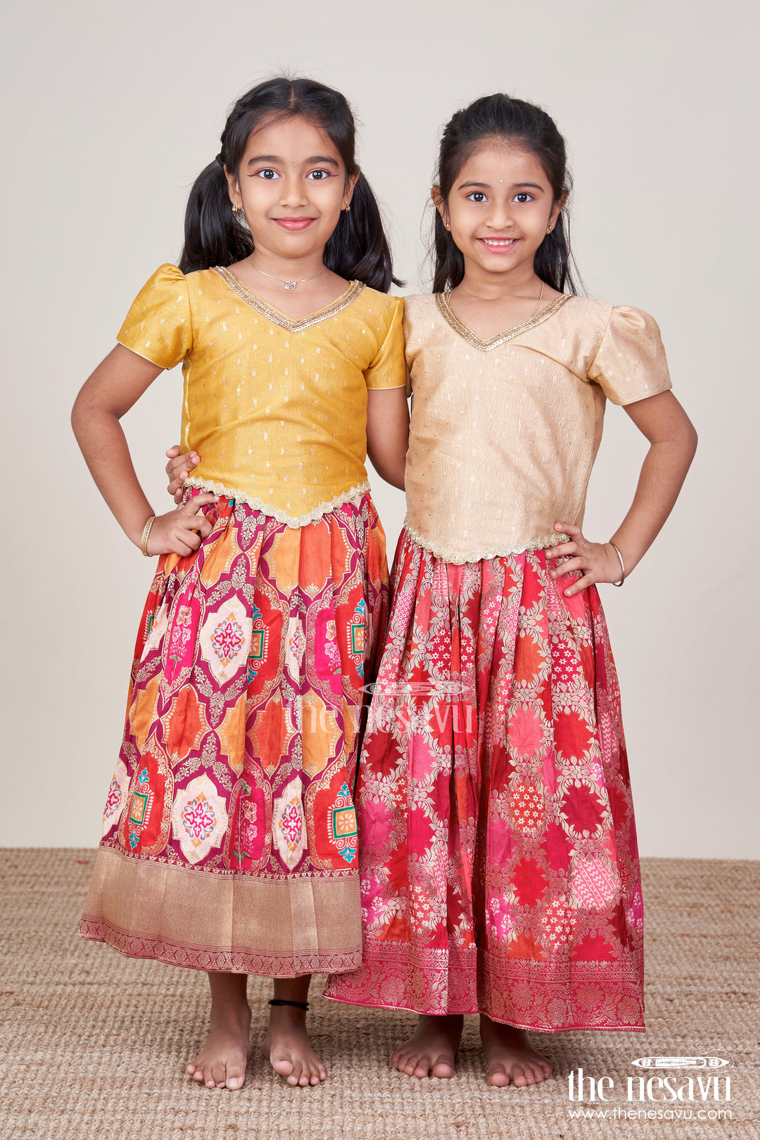 Pattu Pavadai for Baby Girl for Weddings and Naming Ceremonies
