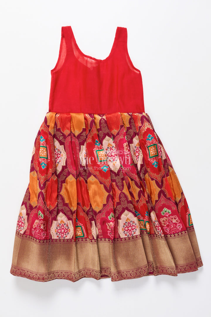 Baby Girl Pattu Pavadai for Traditional Festivals and Naming Ceremony