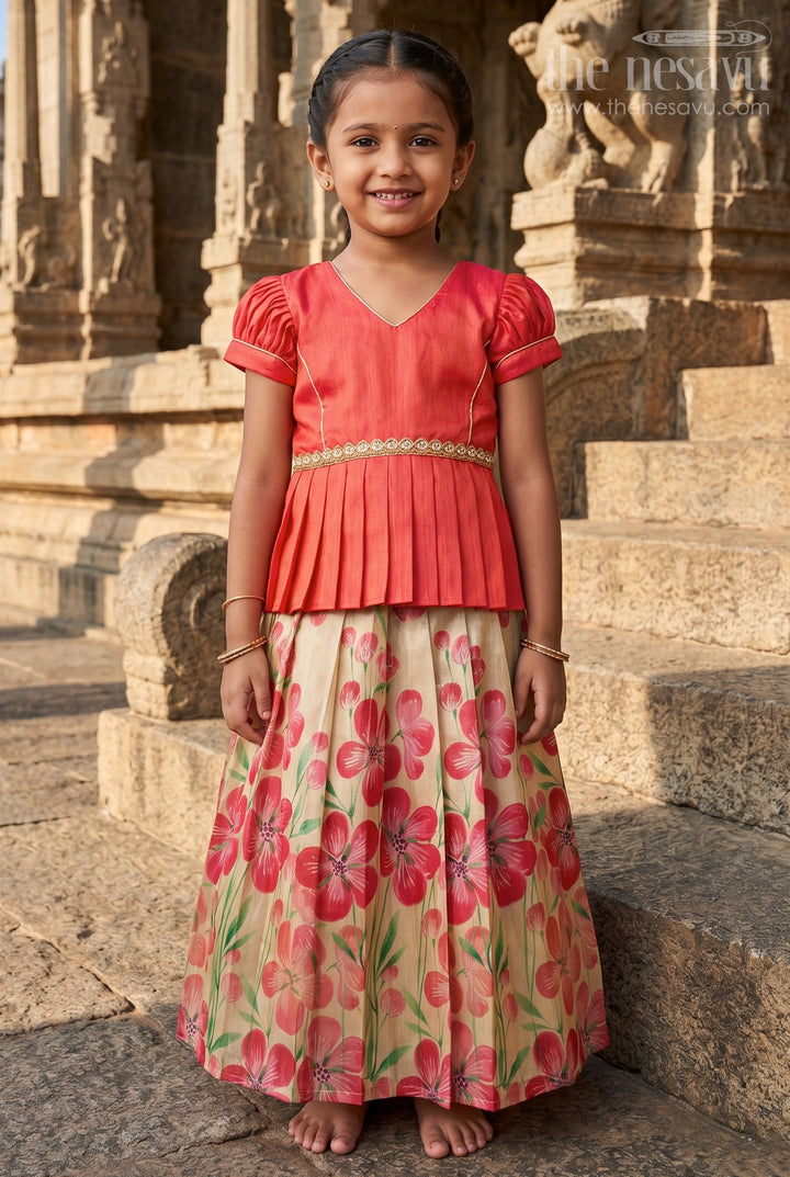 Baby Girl Pattu Pavadai for Weddings and Festive Celebrations