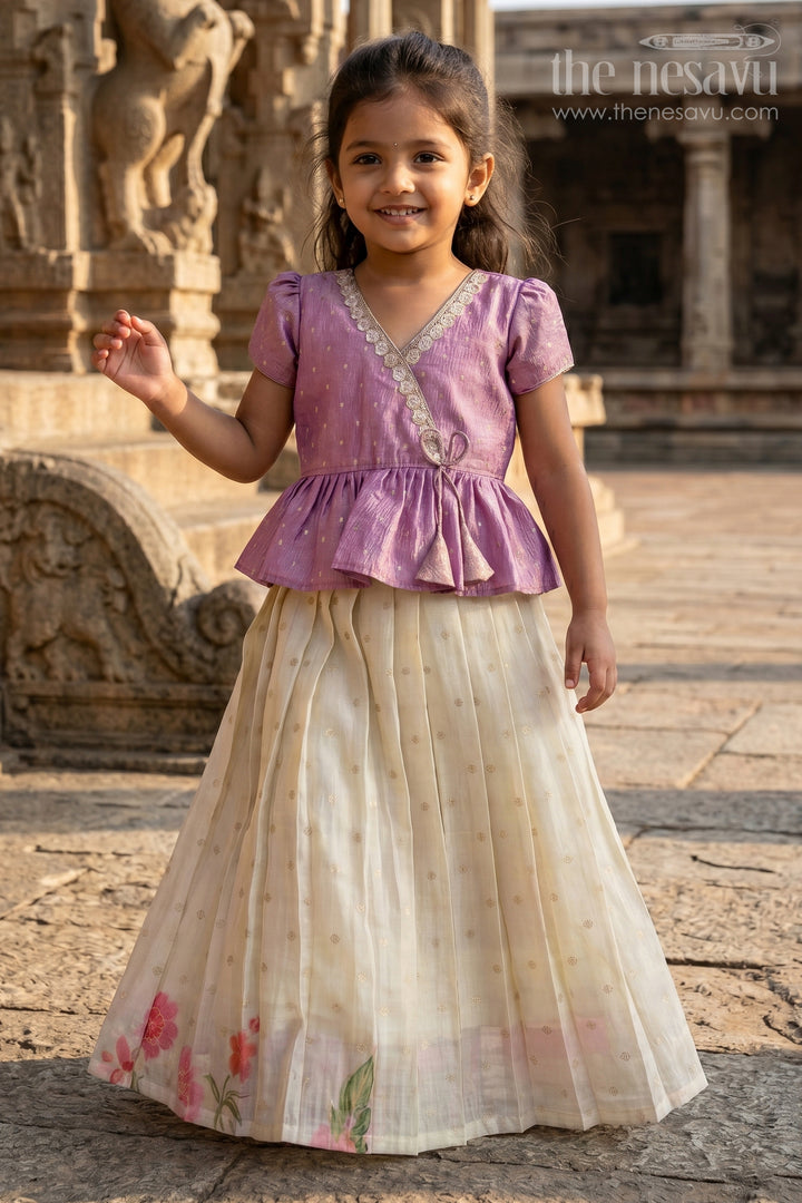 Baby Girl Pattu Pavadai for Weddings and Festive Functions