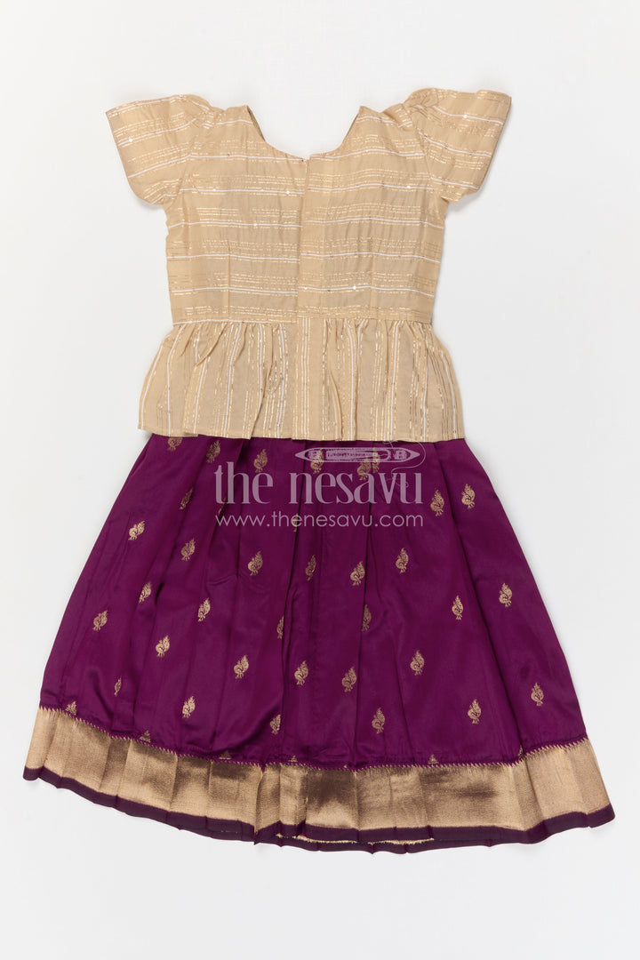 Baby Girl Pattu Pavadai for Weddings and Festive Occasions