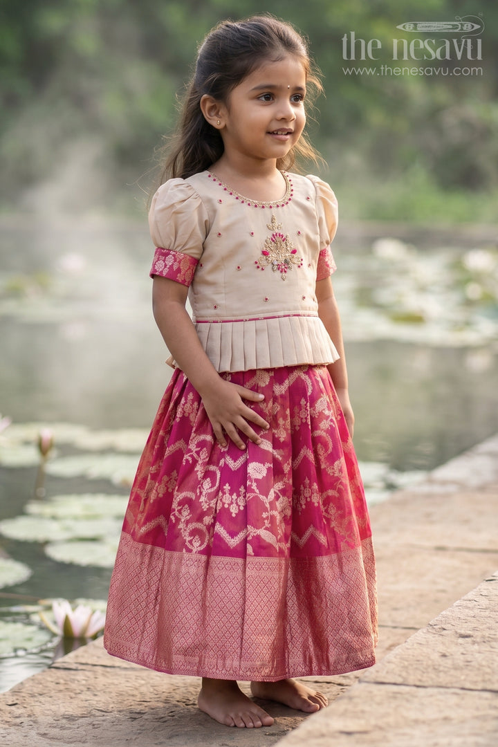 Pattu Pavadai for Girls for Festive Occasions and Traditional Events